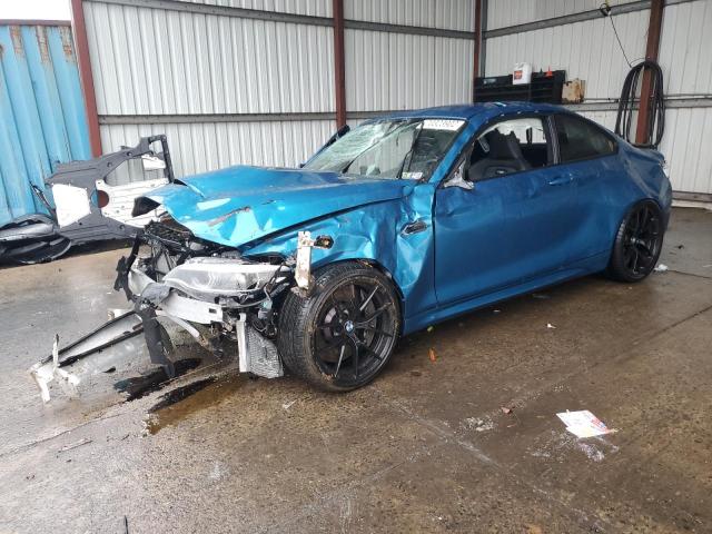 WBS2U7C53KVB08949 - 2019 BMW M2 COMPETI Կապույտ լուսանկար 1