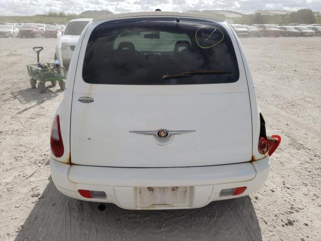 3A4GY5F91AT131866 - 2010 CHRYSLER PT CRUISER WHITE photo 6