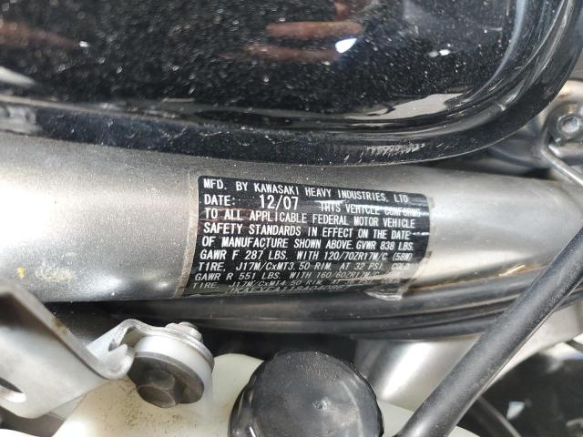 JKAEXEA118A040867 - 2008 KAWASAKI EX650 A Qara foto 10