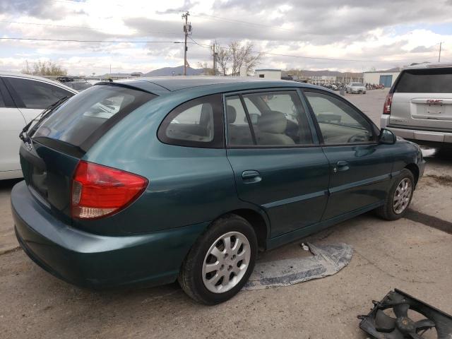 KNADC165636134799 - 2003 KIA RIO CINCO GRAY photo 3