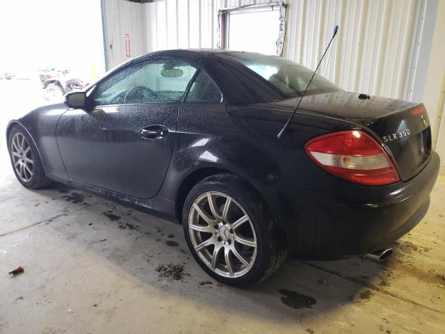 WDBWK56F77F148472 - 2007 MERCEDES-BENZ SLK 350 BLACK photo 2