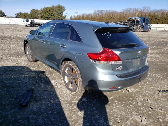 4T3BK3BB5AU043961 - 2010 TOYOTA VENZA TEAL photo 3