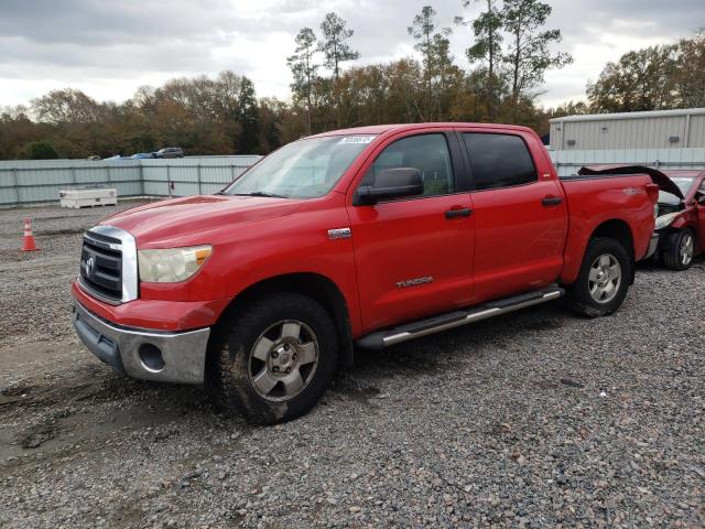 5TFEY5F11AX075763 - 2010 TOYOTA TUNDRA CRE RED photo 1