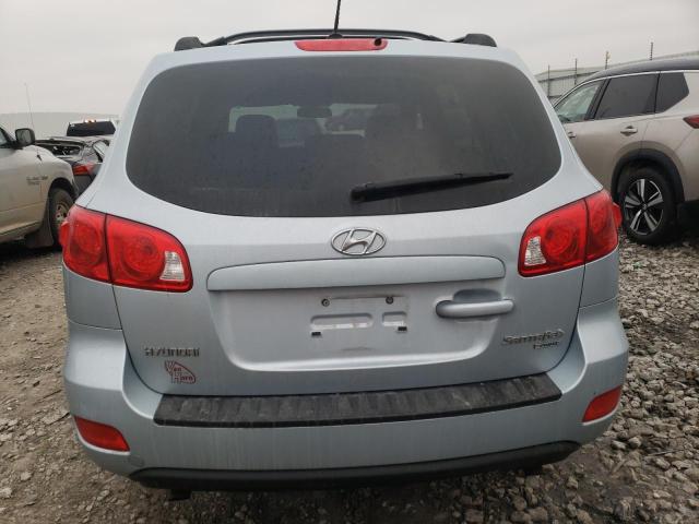 5NMSG73D38H174457 - 2008 HYUNDAI SANTA FE G BLUE photo 6