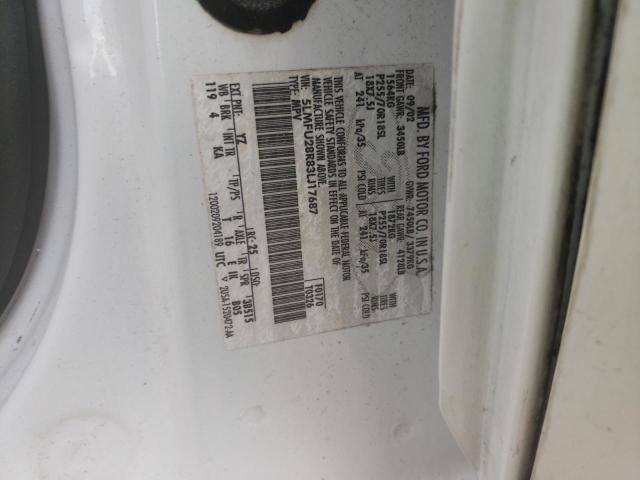 5LMFU28R83LJ17687 - 2003 LINCOLN NAVIGATOR WHITE photo 12