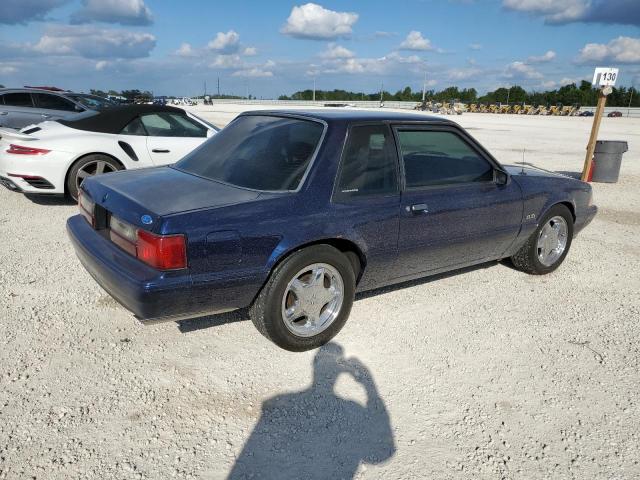 1FACP40E1PF167170 - 1993 FORD MUSTANG LX BLUE photo 3