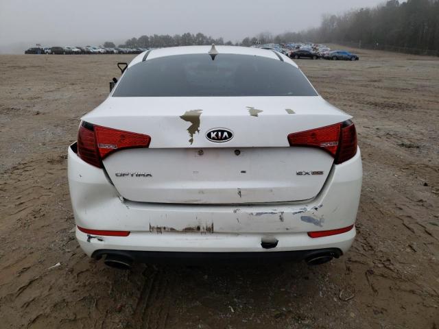 5XXGN4A72CG049450 - 2012 KIA OPTIMA EX WHITE photo 6