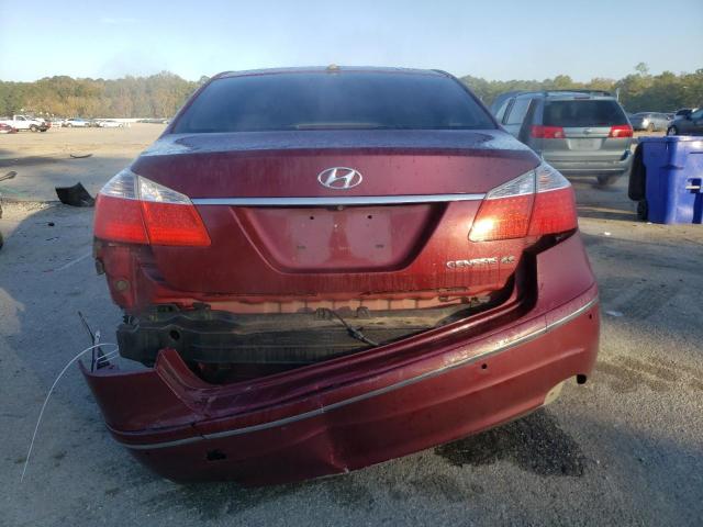 KMHGC4DF8AU070444 - 2010 HYUNDAI GENESIS RED photo 6