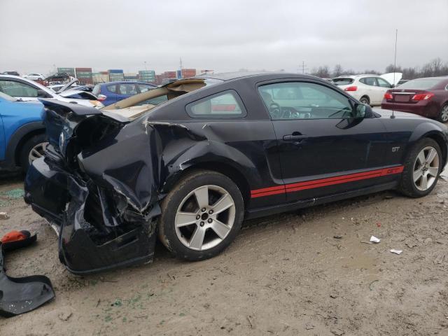 1ZVHT82H375249527 - 2007 FORD MUSTANG GT BLACK photo 3