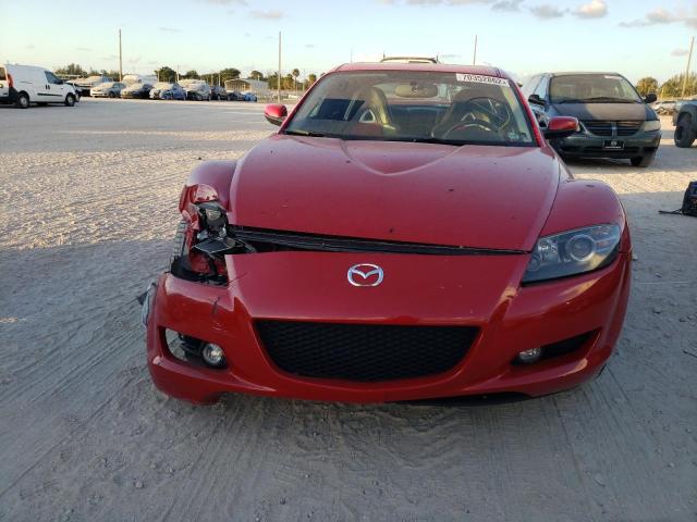 JM1FE173250154170 - 2005 MAZDA RX8 RED photo 5