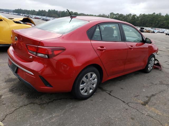 3KPA24AD6ME365982 - 2021 KIA RIO LX RED photo 3