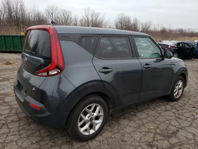 KNDJ23AU4M7781040 - 2021 KIA SOUL LX GRAY photo 3