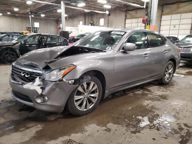 JN1BY1AR8CM391113 - 2012 INFINITI M37 X SILVER photo 1