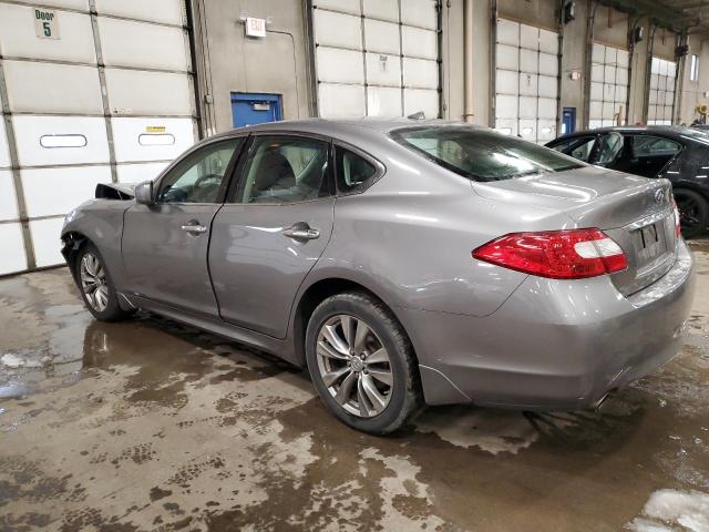 JN1BY1AR8CM391113 - 2012 INFINITI M37 X SILVER photo 2