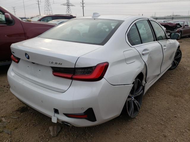 3MW5R7J01L8B46434 - 2020 BMW 330XI WHITE photo 4