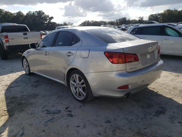 JTHBK262165021862 - 2006 LEXUS IS 250 SILVER photo 2