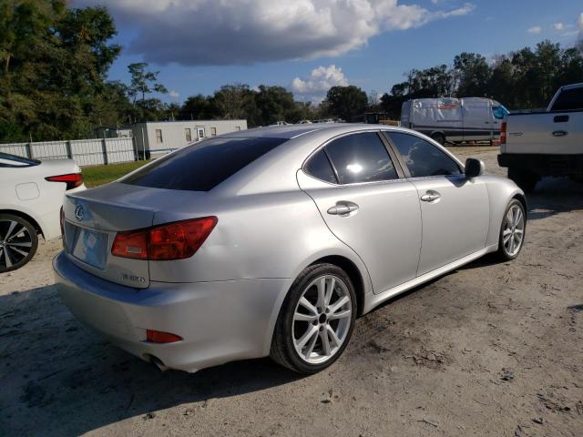 JTHBK262165021862 - 2006 LEXUS IS 250 SILVER photo 3