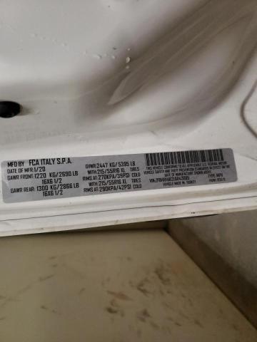 ZFBHRFAB2L6R43085 - 2020 RAM PROMASTER WHITE photo 13