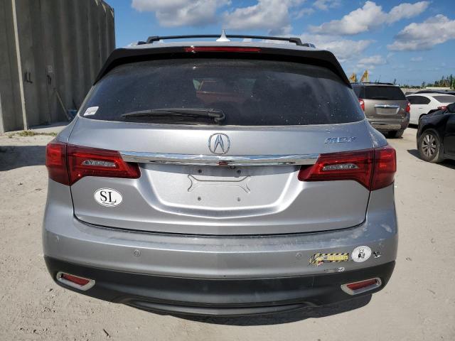 5FRYD3H95GB010609 - 2016 ACURA MDX ADVANC SILVER photo 6