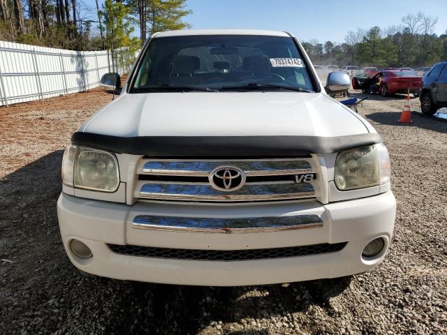 5TBET34176S559626 - 2006 TOYOTA TUNDRA DOU WHITE photo 5