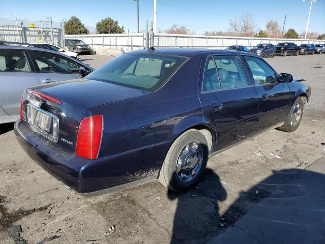 1G6KD54Y94U208308 - 2004 CADILLAC DEVILLE BLUE photo 3