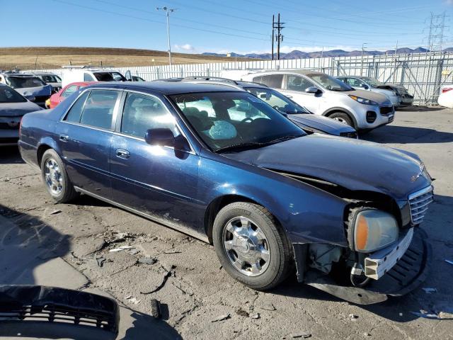 1G6KD54Y94U208308 - 2004 CADILLAC DEVILLE BLUE photo 4