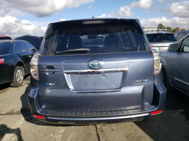 2T3YL4DV0EW003023 - 2014 TOYOTA RAV4 EV BLUE photo 6