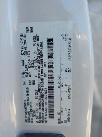 5LMTJ2DH8HUL01831 - 2017 LINCOLN MKC SELECT WHITE photo 14