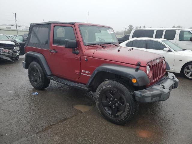 1C4AJWAG3CL267457 - 2012 JEEP WRANGLER S BURGUNDY photo 4
