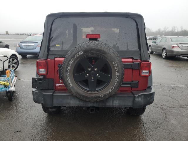 1C4AJWAG3CL267457 - 2012 JEEP WRANGLER S BURGUNDY photo 6