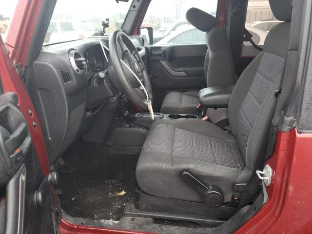 1C4AJWAG3CL267457 - 2012 JEEP WRANGLER S BURGUNDY photo 7