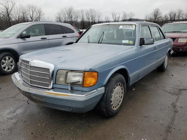 WDBCA35D6HA362281 - 1987 MERCEDES-BENZ 420 SEL BLUE photo 1