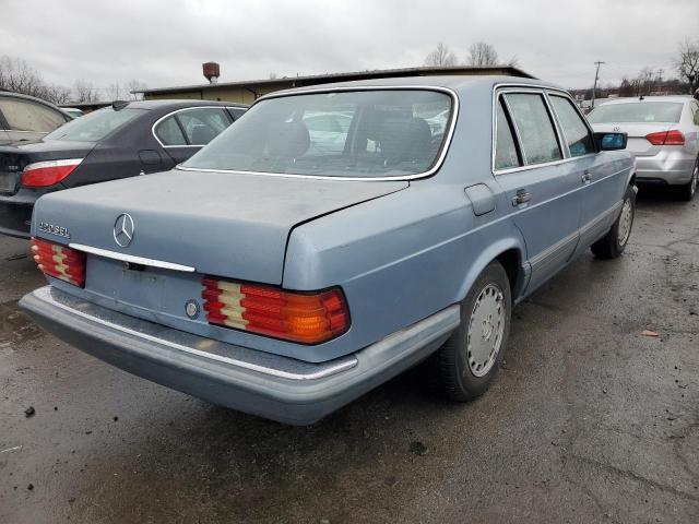 WDBCA35D6HA362281 - 1987 MERCEDES-BENZ 420 SEL BLUE photo 3