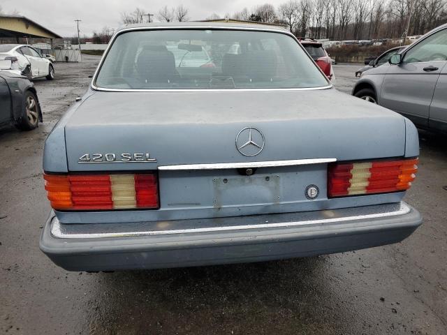 WDBCA35D6HA362281 - 1987 MERCEDES-BENZ 420 SEL BLUE photo 6