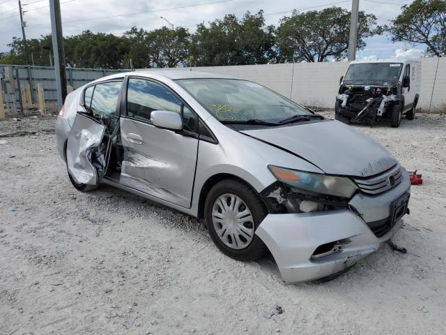 JHMZE2H52AS042873 - 2010 HONDA INSIGHT LX SILVER photo 4