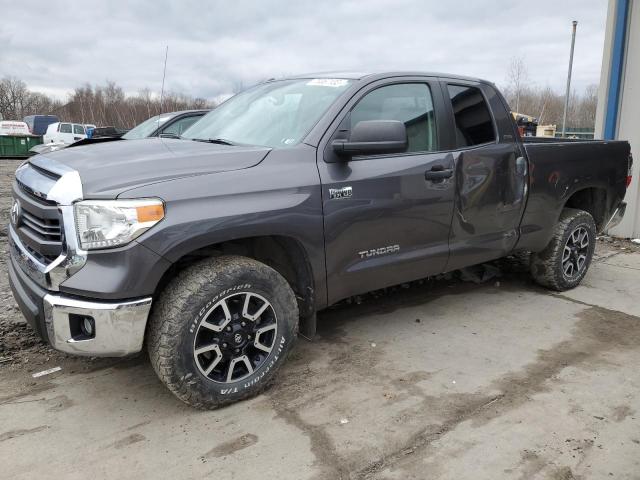 5TFUY5F11EX381279 - 2014 TOYOTA TUNDRA DOU GRAY photo 1