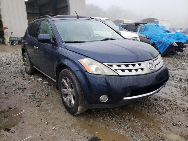 JN8AZ08W57W626366 - 2007 NISSAN MURANO SL BLUE photo 4