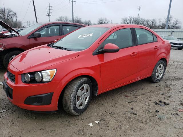 1G1JA5SH4F4148745 - 2015 CHEVROLET SONIC LS RED photo 1