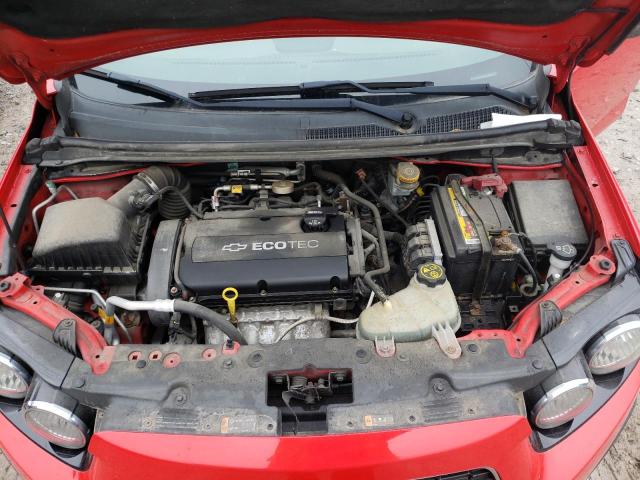 1G1JA5SH4F4148745 - 2015 CHEVROLET SONIC LS RED photo 11