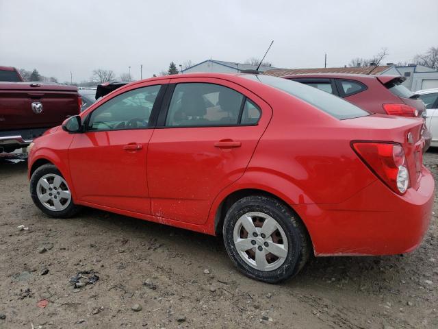1G1JA5SH4F4148745 - 2015 CHEVROLET SONIC LS RED photo 2