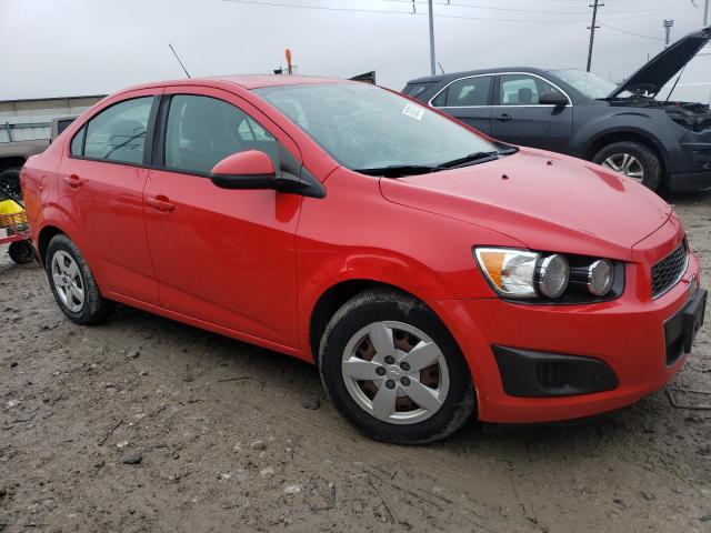 1G1JA5SH4F4148745 - 2015 CHEVROLET SONIC LS RED photo 4