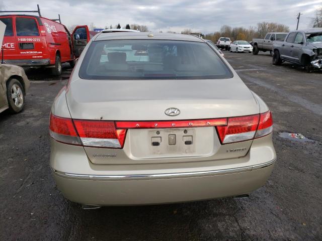 KMHFC46F98A321184 - 2008 HYUNDAI AZERA SE GOLD photo 6