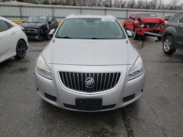 2G4GS5EV3D9171438 - 2013 BUICK REGAL PREM SILVER photo 5