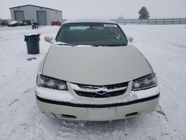 2G1WF52E339149181 - 2003 CHEVROLET IMPALA WHITE photo 5