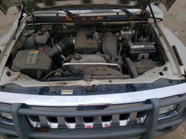 5GTEN13E488165852 - 2008 HUMMER H3 SILVER photo 12