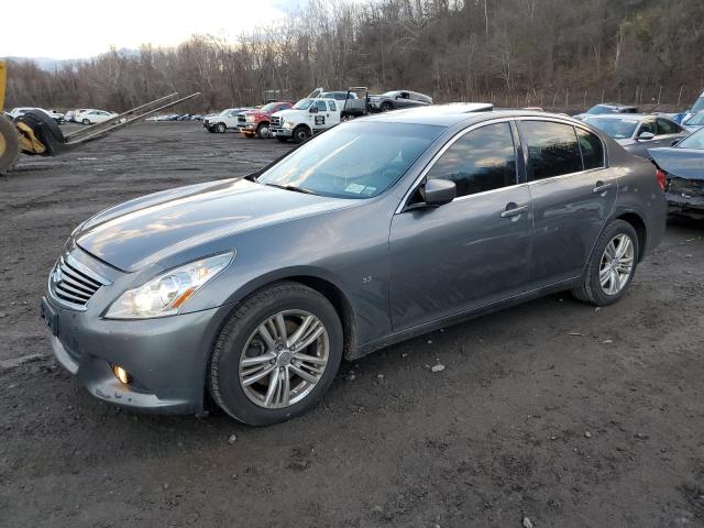 JN1CV6AR5FM522075 - 2015 INFINITI Q40 GRAY photo 1