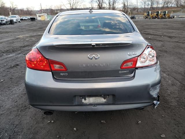 JN1CV6AR5FM522075 - 2015 INFINITI Q40 GRAY photo 6