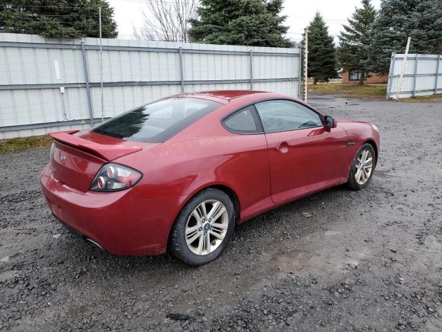 KMHHM66D67U259675 - 2007 HYUNDAI TIBURON GS RED photo 3