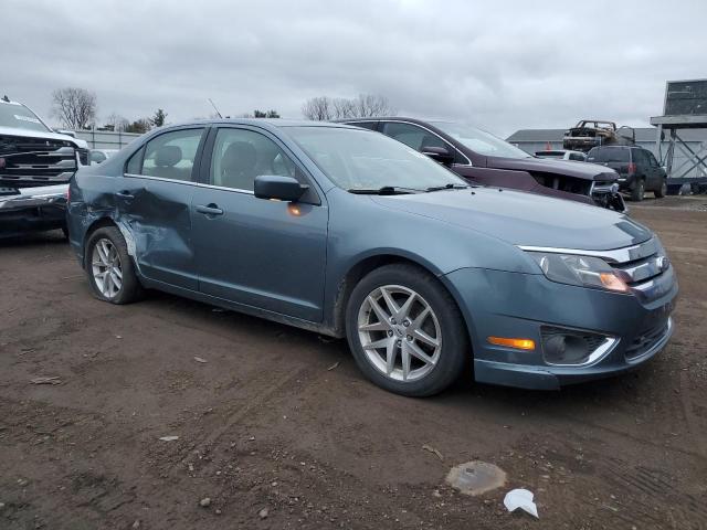 3FAHP0JA8BR106078 - 2011 FORD FUSION SEL BLUE photo 4