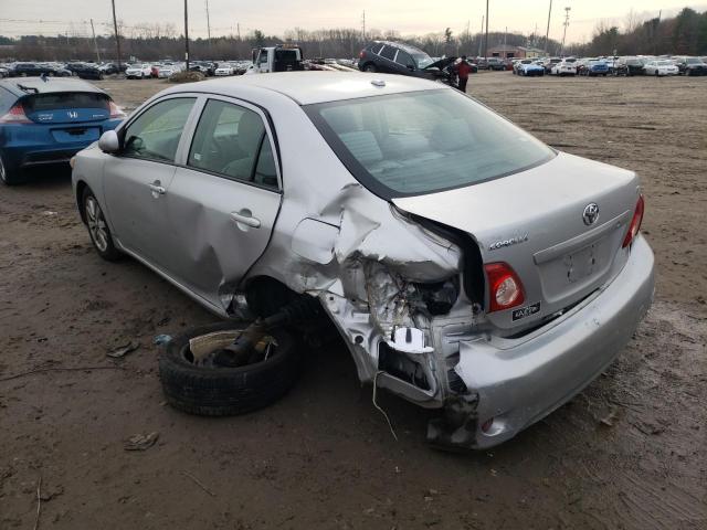 1NXBU4EE4AZ238545 - 2010 TOYOTA COROLLA S SILVER photo 2